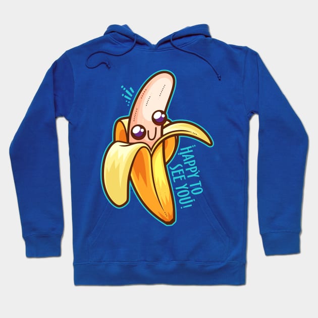 Happy Banana Hoodie by ArtisticDyslexia